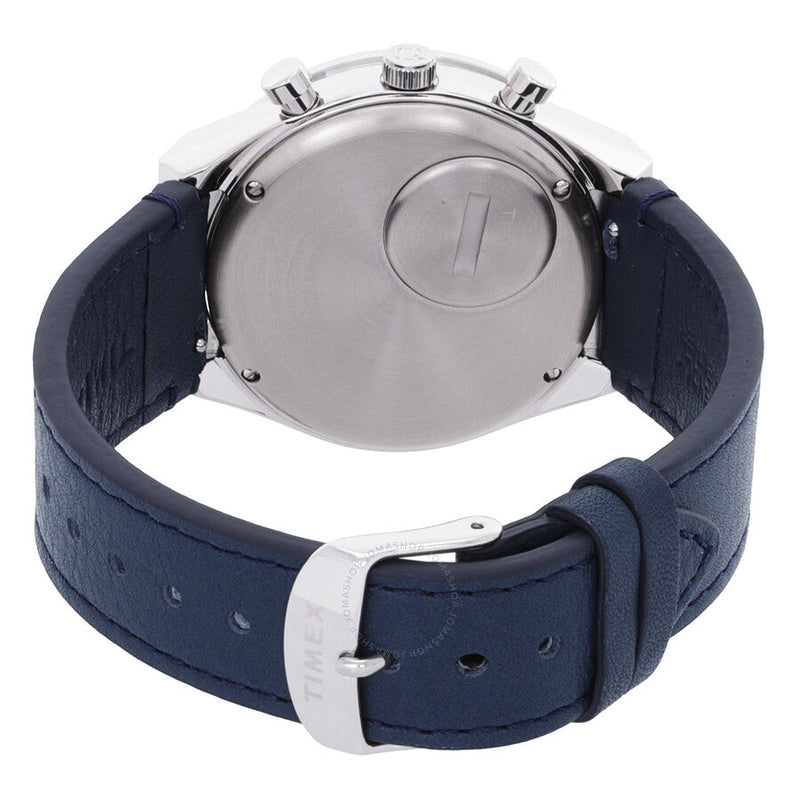 Timex Q Timex Chronograph Quartz Blue Dial Men's Watch TW2W51700 - The Watches Men & Co #3