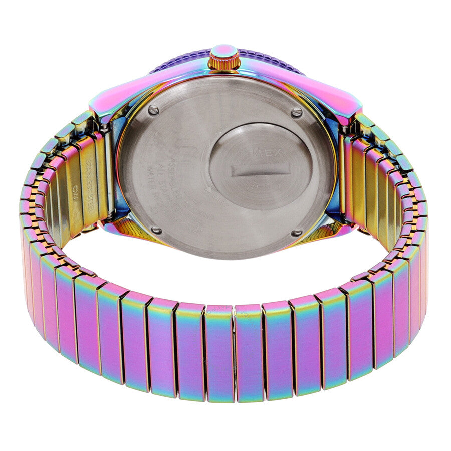 Timex Q Timex Iridescence Quartz Expansion Band Ladies Watch TW2W41100 - The Watches Men & Co #3