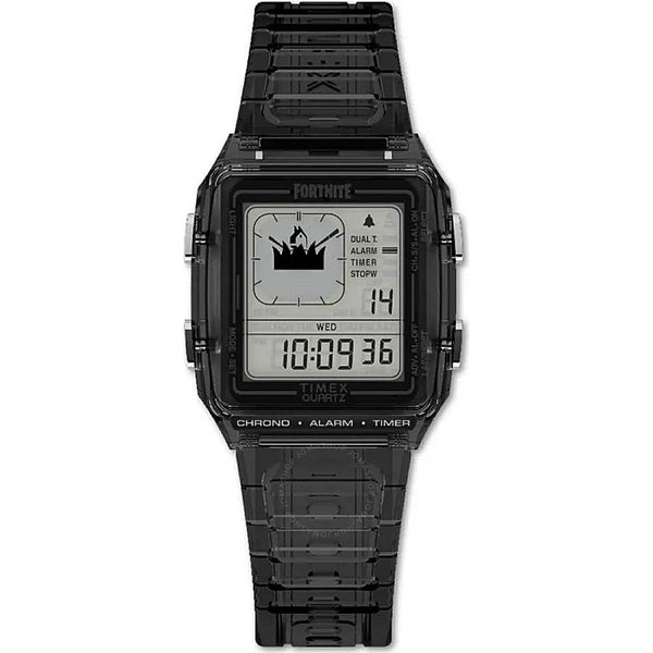 Timex Q Timex LCA x Fortnite Alarm Quartz Digital Unisex Watch TW2W96500 - The Watches Men & Co