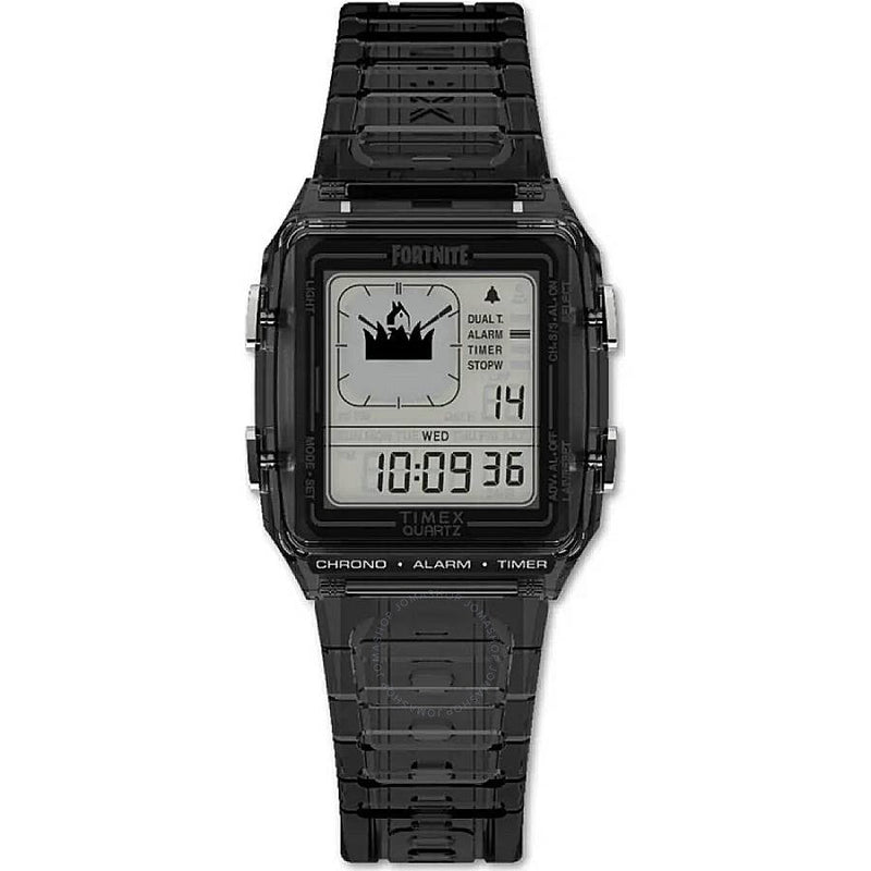 Timex Q Timex LCA x Fortnite Alarm Quartz Digital Unisex Watch TW2W96500 - The Watches Men & Co