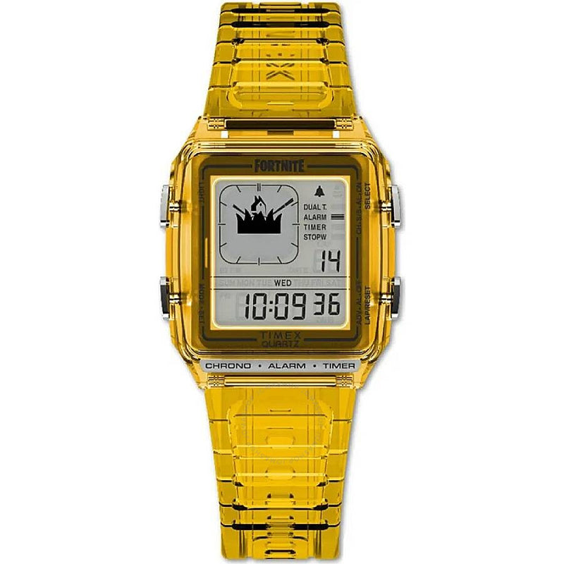 Timex Q Timex LCA x Fortnite Alarm Quartz Digital Unisex Watch TW2W96600 - The Watches Men & Co