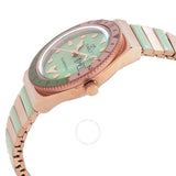 Timex Q Timex Malibu Quartz Green Dial Ladies Watch TW2V38700VQ - The Watches Men & Co #2