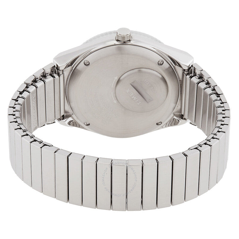 Timex Q Rainbow Quartz Silver Dial Expansion Band Ladies Watch TW2V66000 - The Watches Men & Co #3