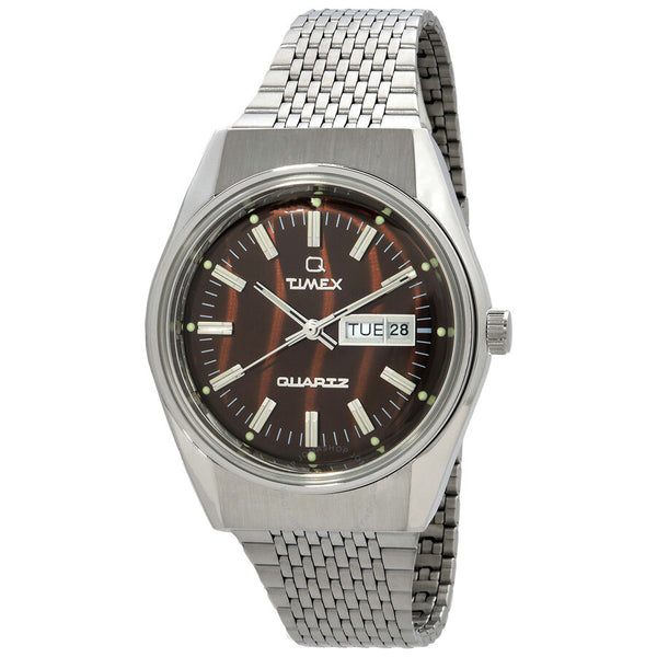 Timex Q Timex Falcon Eye Quartz Brown Dial Men's Watch TW2W62400 - The Watches Men & Co