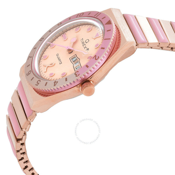 Timex Q Timex x BCRF Quartz Rose Gold Dial Ladies Watch TW2V52700VQ - The Watches Men & Co #2