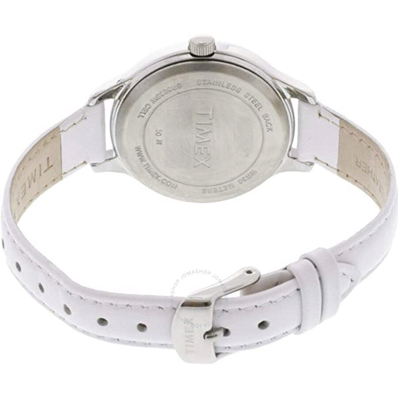 Timex Quartz White Dial Ladies Crystal Bloom Watch TW2R66800 - The Watches Men & Co #3