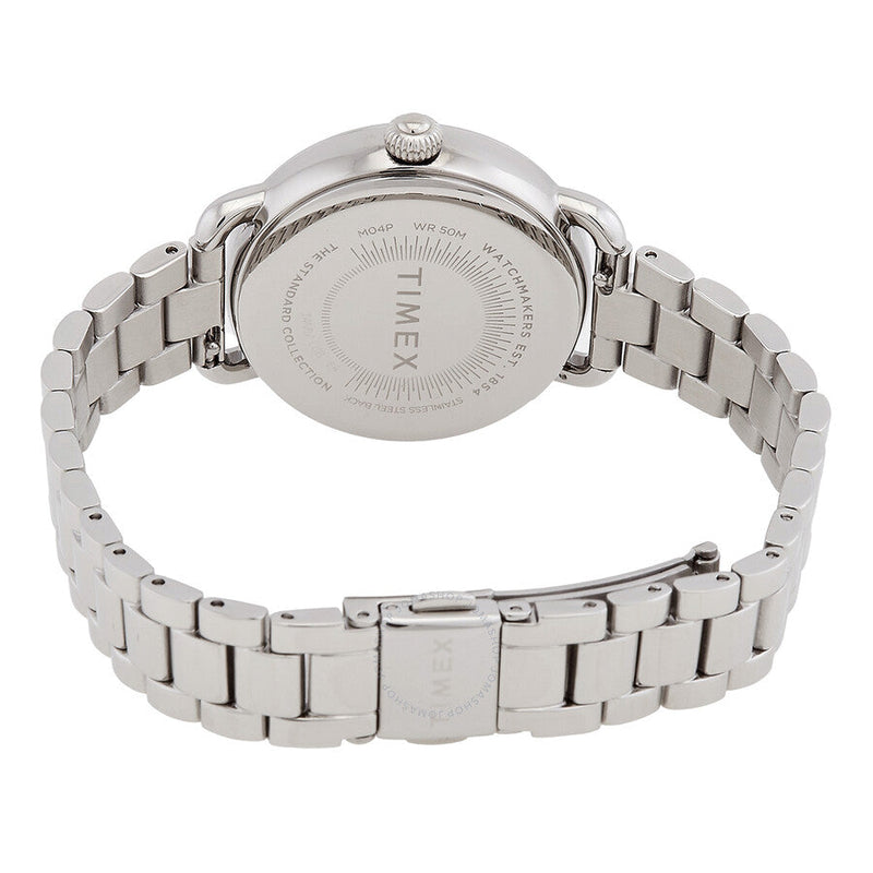 Timex Standard Moonphase Quartz Mother of Pearl Dial Ladies Watch TW2U98300 - The Watches Men & Co #3