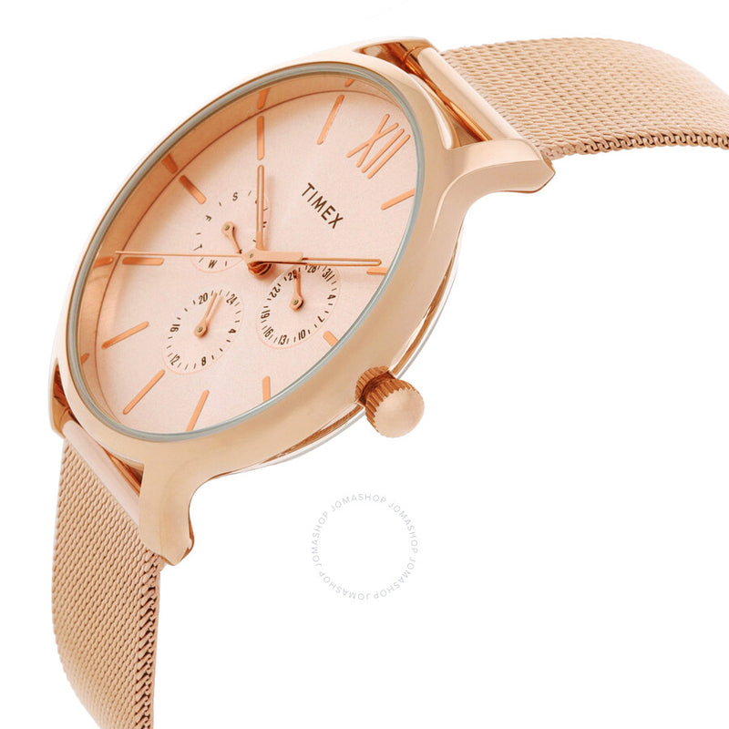 Timex Transcend Chronograph Quartz Ladies Watch TW2T74500BR - The Watches Men & Co #2