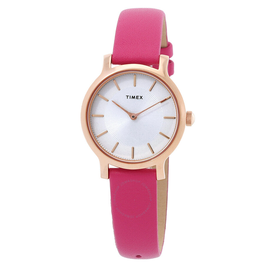 Timex Transcend Quartz Silver Dial Ladies Watch TW2W54700 - The Watches Men & Co