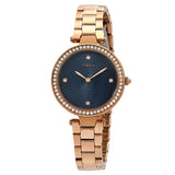 Timex Trend Quartz Crystal Black Dial Ladies Watch TW2V24600 - The Watches Men & Co