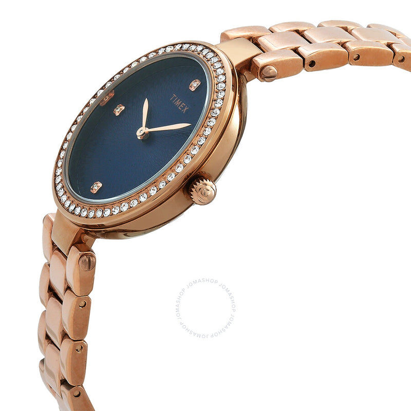 Timex Trend Quartz Crystal Black Dial Ladies Watch TW2V24600 - The Watches Men & Co #2