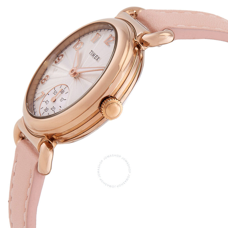 Timex Trend Quartz Silver Dial Ladies Watch TW2T88400 - The Watches Men & Co #2