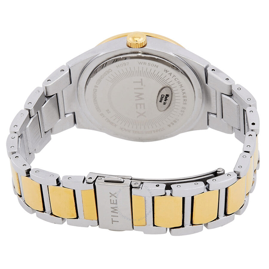 Timex Trend Simone Quartz Crystal White Dial Ladies Watch TW2V80300 - The Watches Men & Co #3