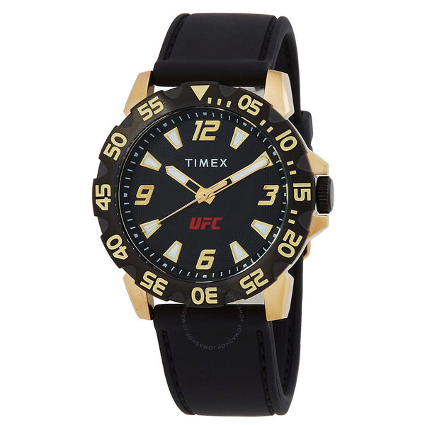 Timex UFC Champ Quartz Black Dial Men's Watch TW2V84400 - The Watches Men & Co