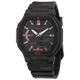 Timex UFC Colossus Alarm World Time Quartz Analog-Digital Black Dial Men's Watch TW2V55200 - The Watches Men & Co