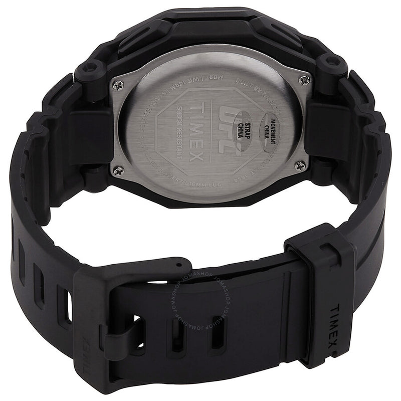 Timex UFC Colossus Alarm World Time Quartz Analog-Digital Black Dial Men's Watch TW2V55200 - The Watches Men & Co #3