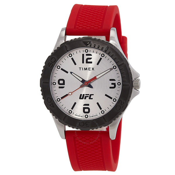Timex UFC Gamer Quartz Silver Dial Men's Watch TW2V58200 - The Watches Men & Co