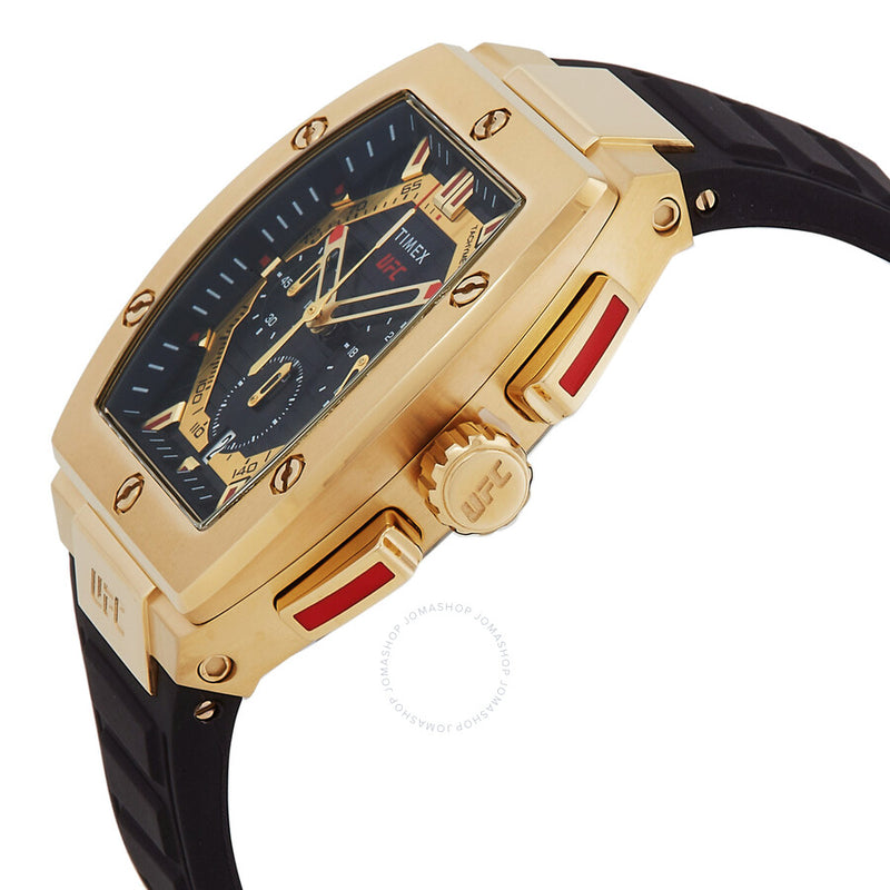 Timex UFC Street Animal Chronograph Quartz Black Dial Men's Watch TW2V88000JR - The Watches Men & Co #2