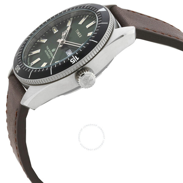 Timex Waterbury Automatic Green Dial Men's Watch TW2V24700 - The Watches Men & Co #2