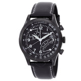 Timex Waterbury Chronograph GMT Quartz Black Dial Men's Watch TW2W48000 - The Watches Men & Co