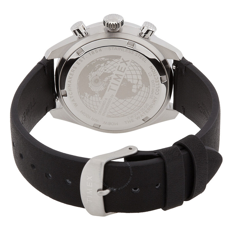 Timex Waterbury Chronograph Quartz Black Dial Men's Watch TW2V42500 - The Watches Men & Co #3