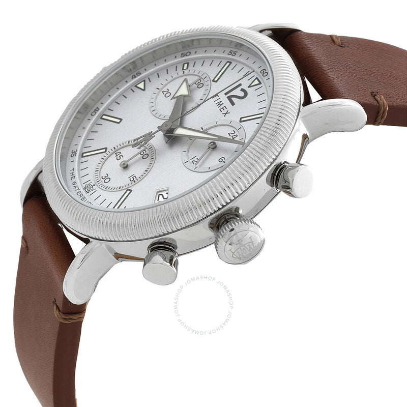 Timex Waterbury Chronograph Quartz Silver Dial Men's Watch TW2W20800 - The Watches Men & Co #2