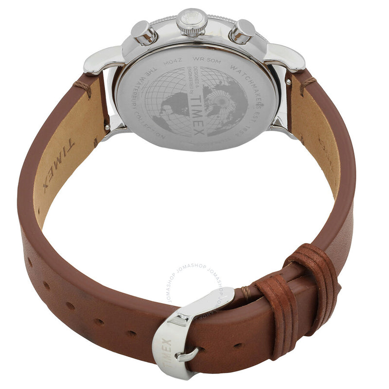 Timex Waterbury Chronograph Quartz Silver Dial Men's Watch TW2W20800 - The Watches Men & Co #3