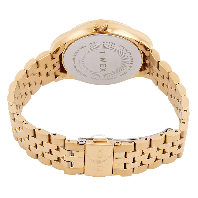 Timex Waterbury Legacy Quartz Black Dial Ladies Watch TW2V45700VQ - The Watches Men & Co #3