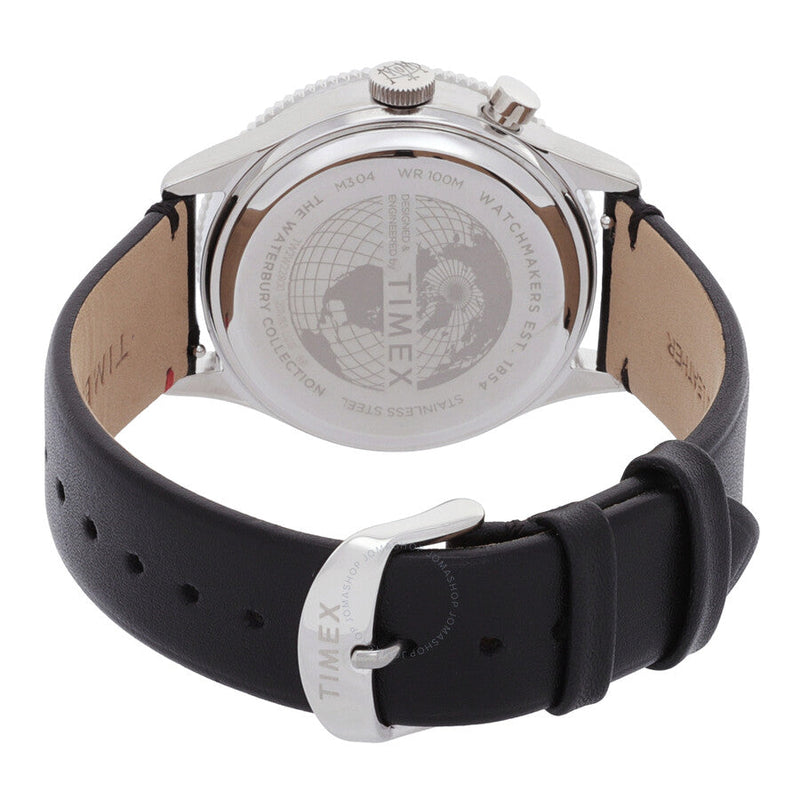 Timex Waterbury Traditional GMT Quartz Black Dial Men's Watch TW2W22800 - The Watches Men & Co #3