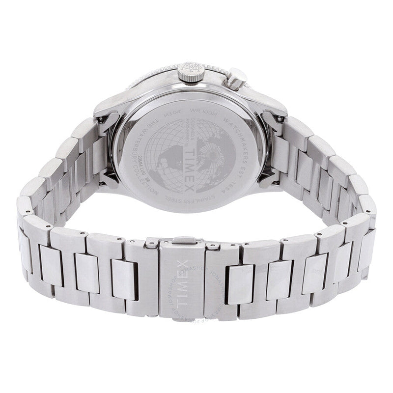 Timex Waterbury Traditional GMT Quartz Black Dial Men's Watch TW2W22700 - The Watches Men & Co #3