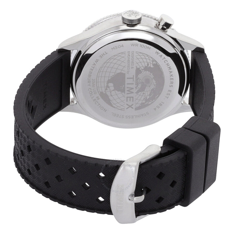 Timex Waterbury Traditional GMT Quartz Black Dial Men's Watch TW2W22600 - The Watches Men & Co #3