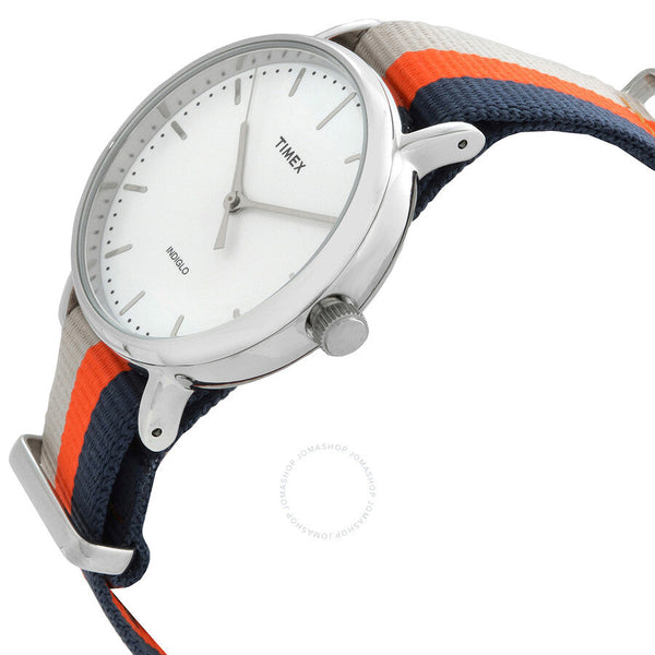 Timex Weekender Fairfield Quartz White Dial Ladies Watch TW2P98600 - The Watches Men & Co #2