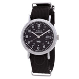 Timex Weekender Quartz Black Dial Unisex Watch TW2W86100 - The Watches Men & Co