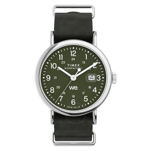 Timex Weekender Quartz Green Dial Men's Watch TW2W87000 - The Watches Men & Co