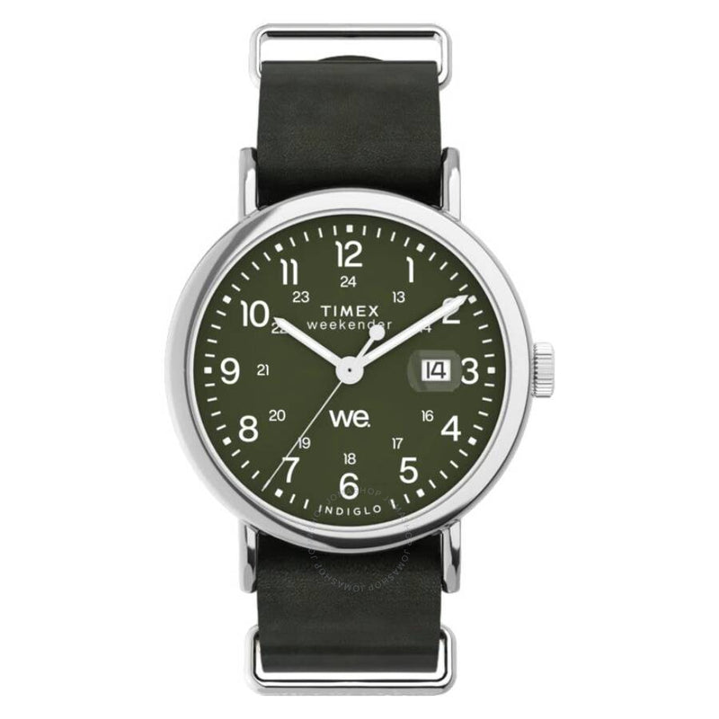 Timex Weekender Quartz Green Dial Men's Watch TW2W87000 - The Watches Men & Co