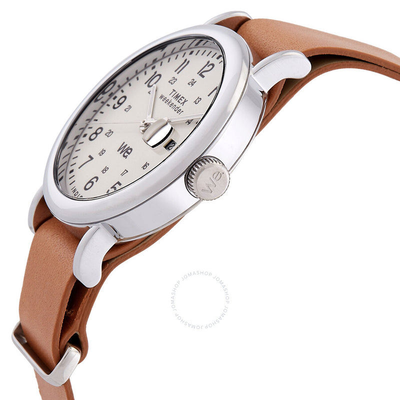 Timex Weekender Quartz White Dial Unisex Watch TW2W86500 - The Watches Men & Co #2