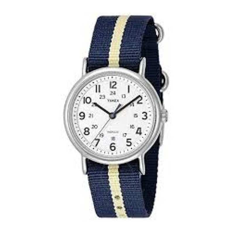 Timex Weekender Quartz White Dial Watch TW2U84500 - The Watches Men & Co