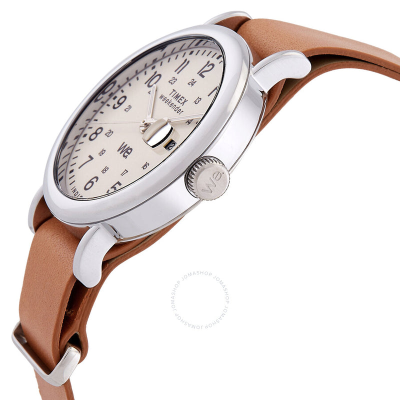 Timex Weekender Quartz White Dial Watch TW2W86900 - The Watches Men & Co #2