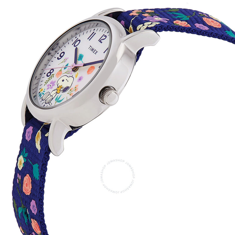 Timex Weekender x Peanuts Quartz White Dial Ladies Watch TW2V45900JT - The Watches Men & Co #2