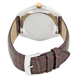 Tissot PR100 Silver Dial Brown Leather Men's Watch T1014102603100 - The Watches Men & Co #3