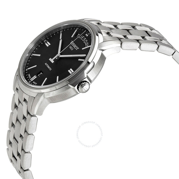 Tissot Automatics III Day Date Black Dial Men's Watch T065.930.11.051.00 - The Watches Men & Co #2