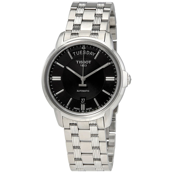 Tissot Automatics III Day Date Black Dial Men's Watch T065.930.11.051.00 - The Watches Men & Co