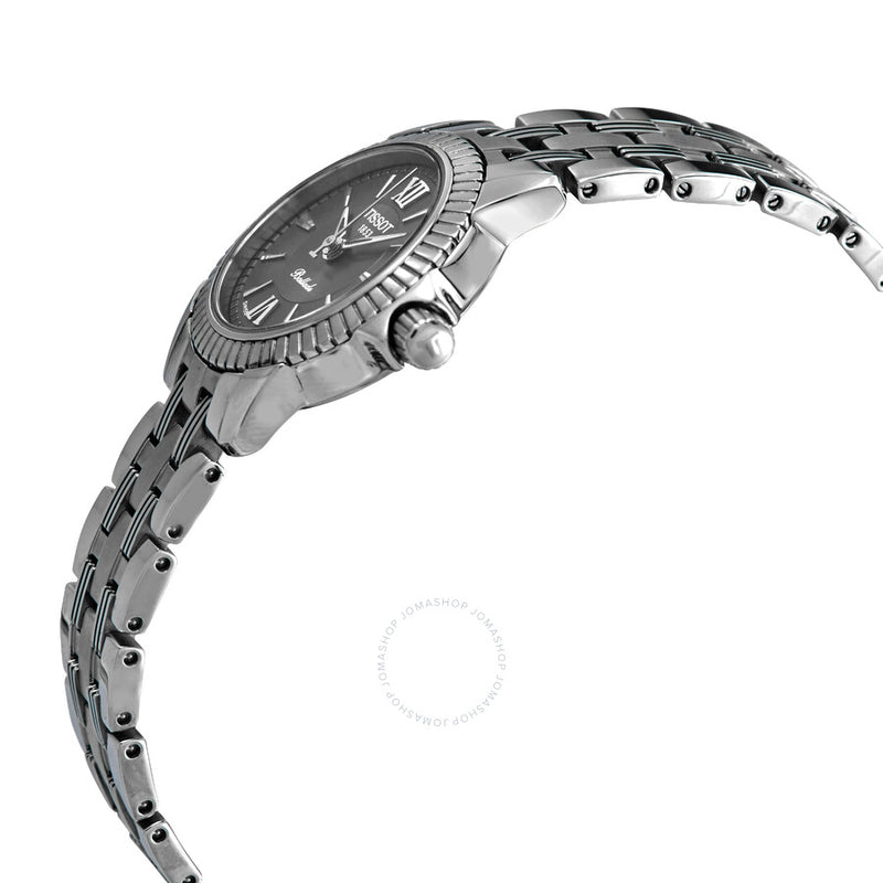 Tissot Ballade Quartz Black Dial Ladies Watch T39.1.281.53 - The Watches Men & Co #2