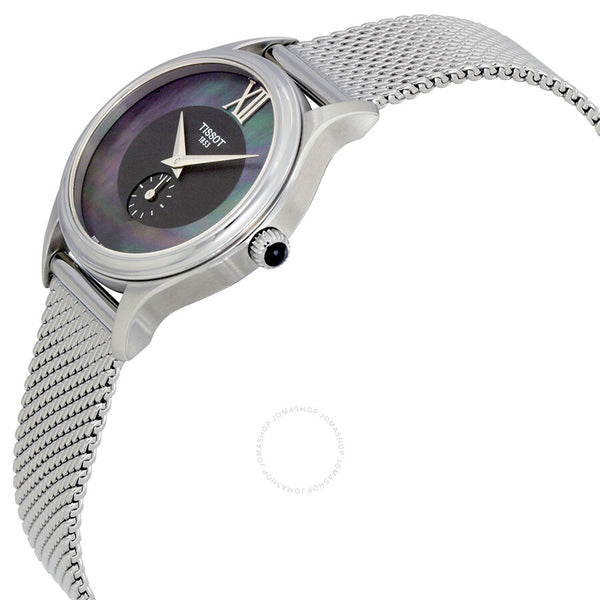 Tissot Bella Ora Black Mother of Pearl Dial Ladies Watch T1033101112300 - The Watches Men & Co #2