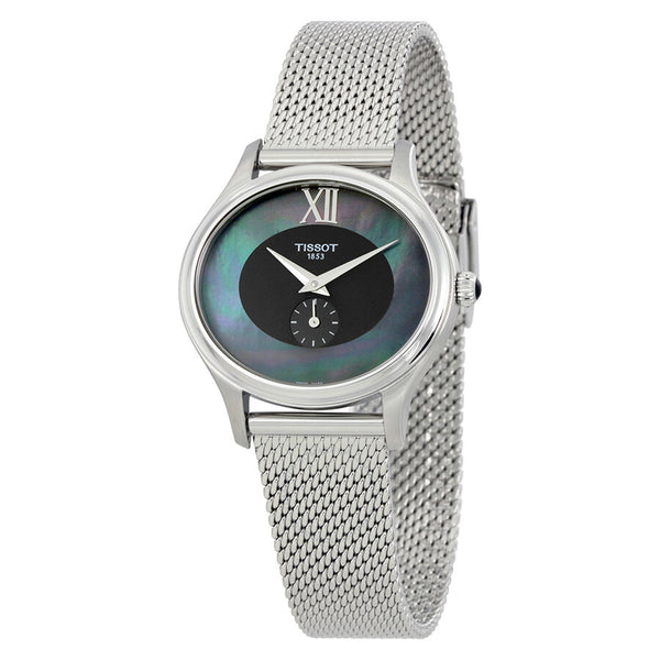 Tissot Bella Ora Black Mother of Pearl Dial Ladies Watch T1033101112300 - The Watches Men & Co