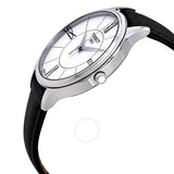 Tissot Bella Ora White Dial Black Leather Ladies Watch T1032101601800 - The Watches Men & Co #2