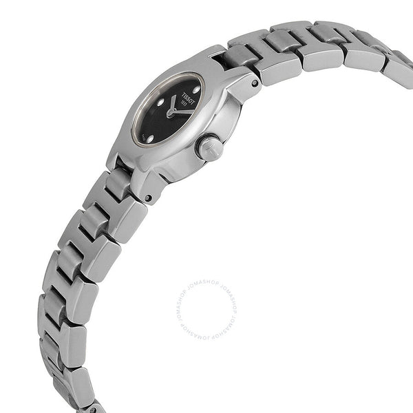 Tissot Belle Mini Quartz Black Dial Ladies Watch T09.1.285.51 - The Watches Men & Co #2