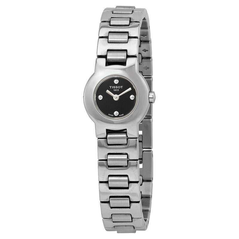 Tissot Belle Mini Quartz Black Dial Ladies Watch T09.1.285.51 - The Watches Men & Co