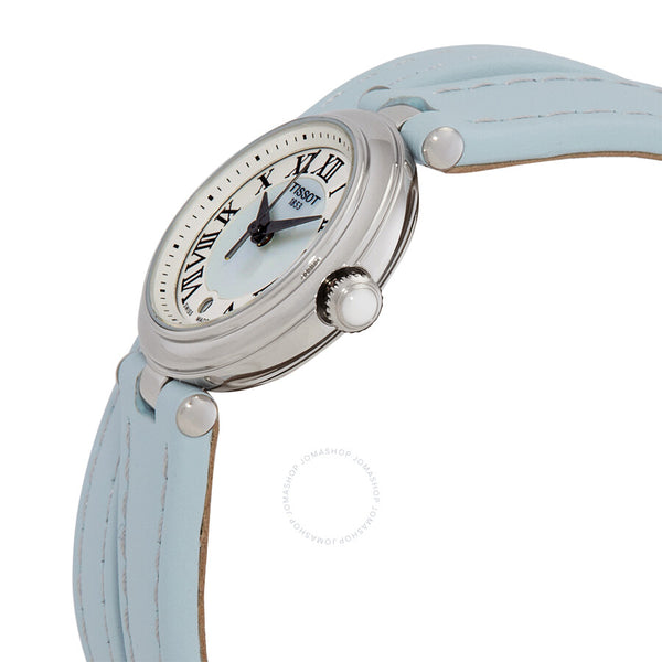 Tissot Bellissima Small Lady M Double Tour Strap Quartz White Mother of Pearl Dial Ladies Watch T126.010.16.113.01 - The Watches Men & Co #2