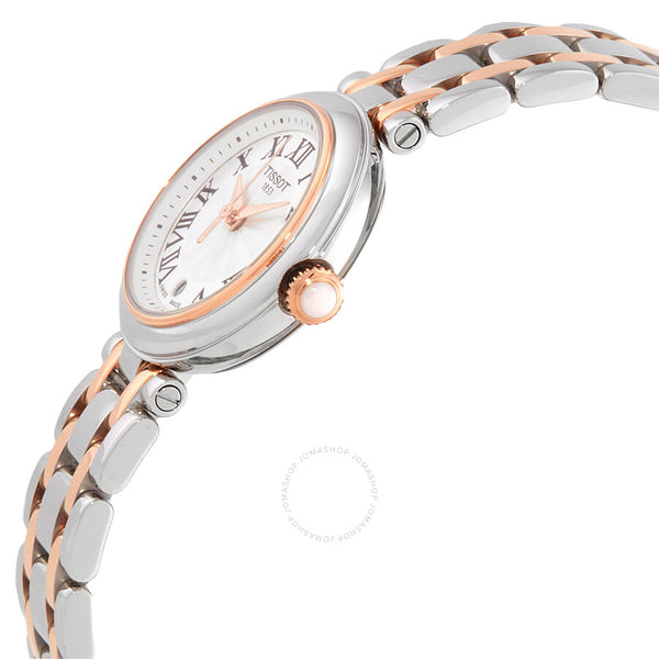 Tissot Bellissima Small Lady Quartz White Dial Two-tone Watch T126.010.22.013.01 - The Watches Men & Co #2